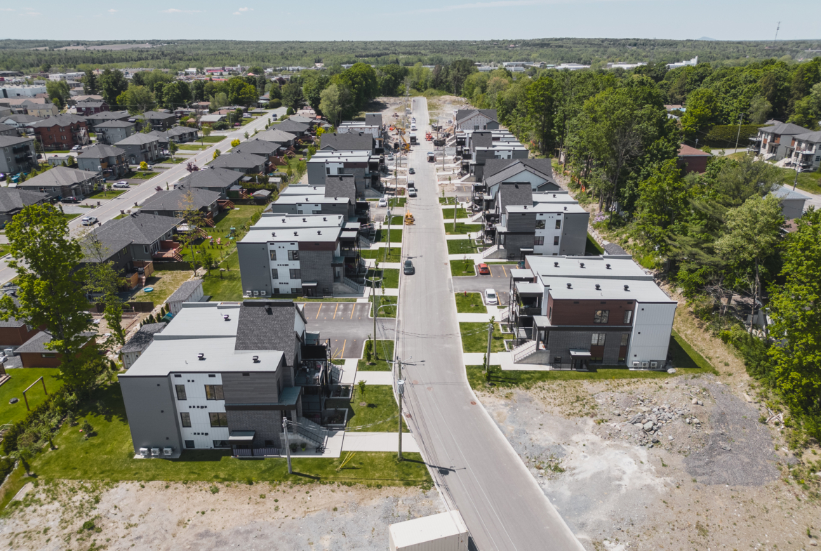 Vue de la rue McDermott à Cowansville