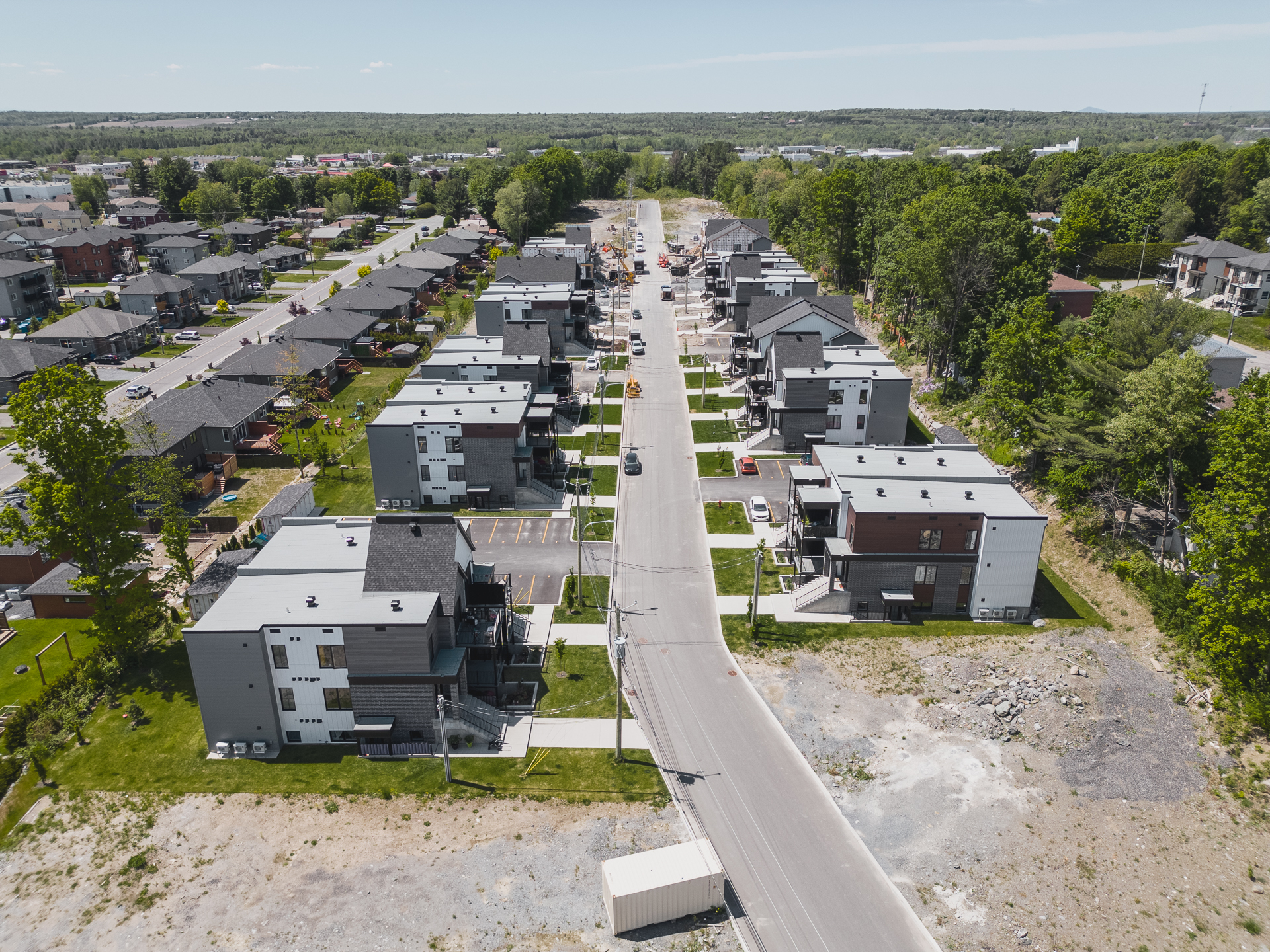 Vue de la rue McDermott à Cowansville